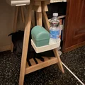 Giá treo đa năng cho IKEA MITTBACK: Gắn thùng rác BÖNSYRSA và giữ bình nước - Thumbnail 2
