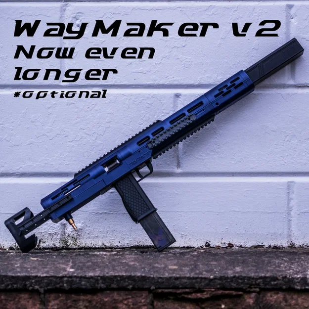 WayMaker Nerf Blaster v2 - Bản thiết kế súng hơi tùy chỉnh - Image 2