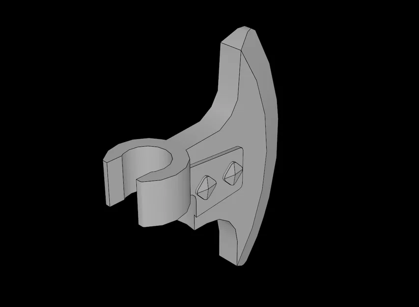 Lưỡi rìu chiến Minifig tương thích Lego (File STL) - Image 1