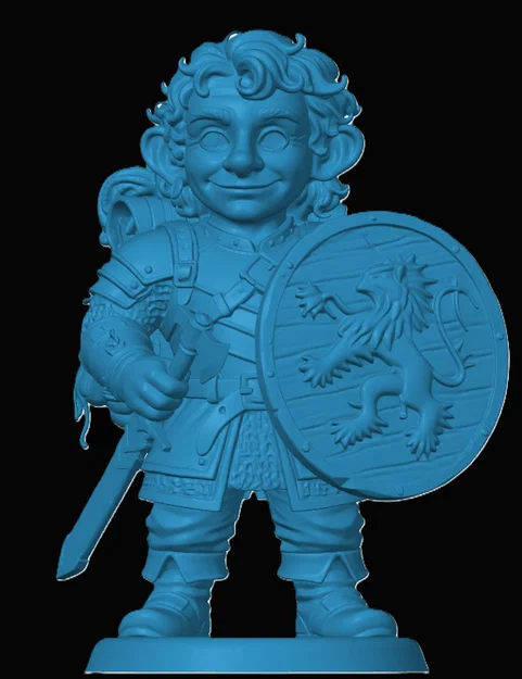 Mô hình Halfling Fighter - Image 1