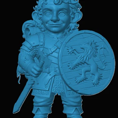 Mô hình Halfling Fighter