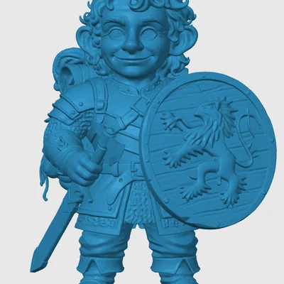Mô hình Halfling Fighter