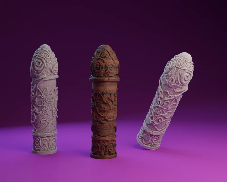 Mô hình dương vật chạm khắc tinh xảo phong cách Norse - Image 1