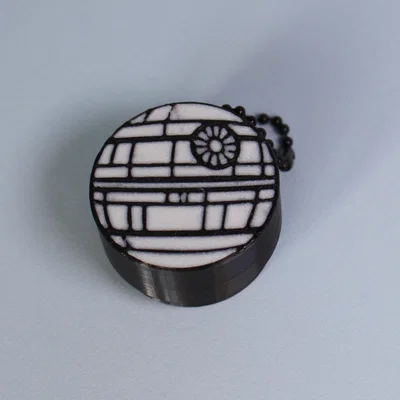 Móc khóa Fidget Clicker hình Death Star – Nhỏ gọn, Click đã tay, Cực mạnh mẽ!