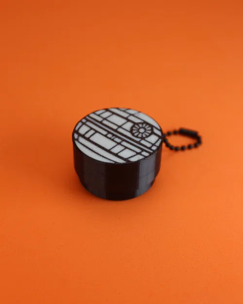 Móc khóa Fidget Clicker hình Death Star – Nhỏ gọn, Click đã tay, Cực mạnh mẽ! - Image 4