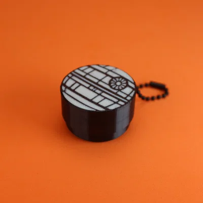 Móc khóa Fidget Clicker hình Death Star – Nhỏ gọn, Click đã tay, Cực mạnh mẽ!