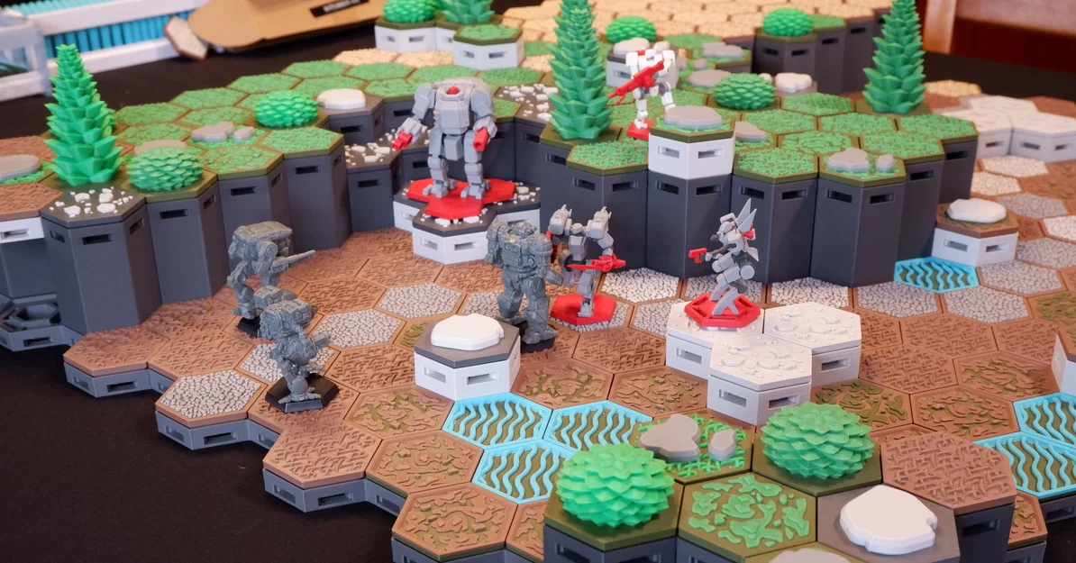 FDMecha Hex Terrain - Bộ cơ bản Basic Core Set - Image 2