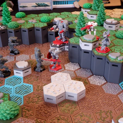 FDMecha Hex Terrain - Bộ cơ bản Basic Core Set