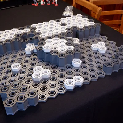 FDMecha Hex Terrain - Bộ cơ bản Basic Core Set