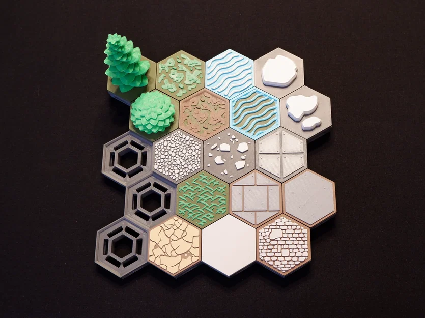 FDMecha Hex Terrain - Bộ cơ bản Basic Core Set - Image 6