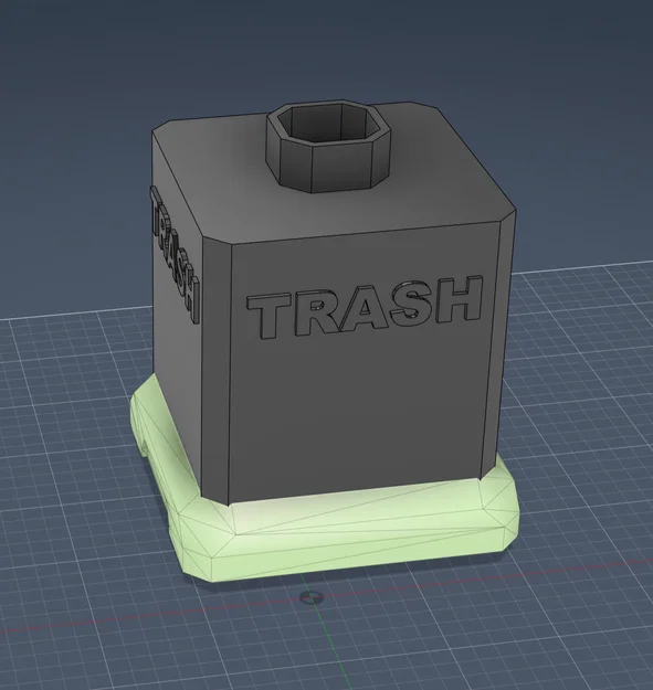 Phụ kiện thùng rác mini (Trashcan) độc đáo cho robot OTTO - Image 1