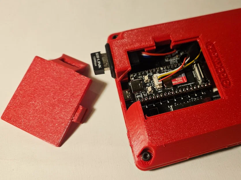 Tấm ốp lưng PicoCalc tích hợp cổng USB và khe mở rộng phía sau - Image 2