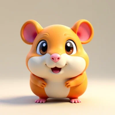 Mô hình chú chuột Hamster đáng yêu trang trí bàn làm việc