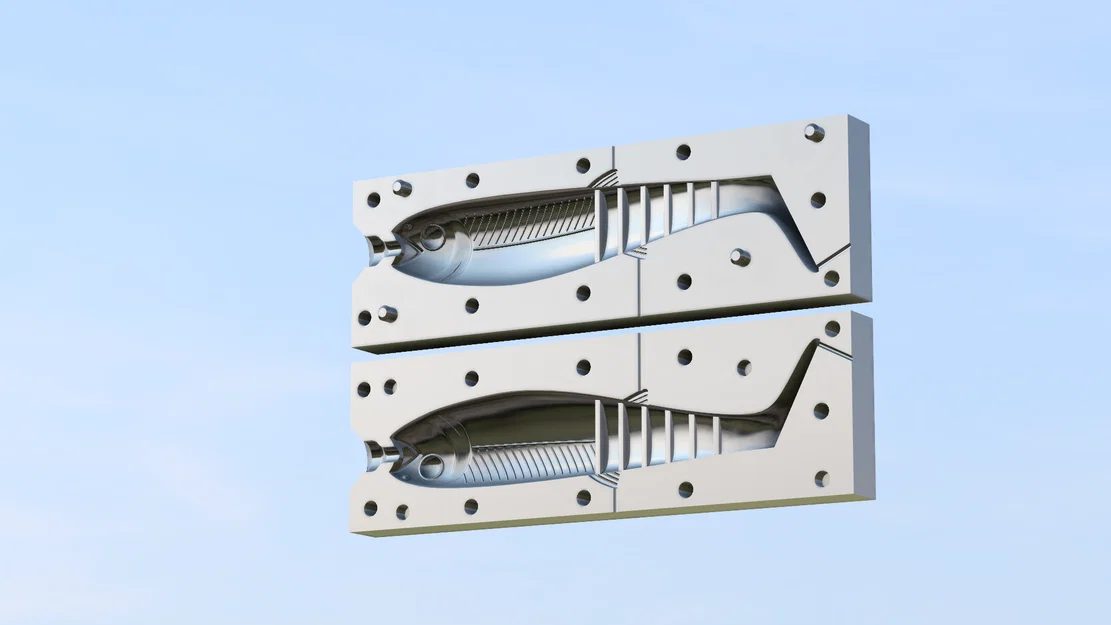 KHUÔN ĐÚC MỒI GIẢ CANNIBAL SHAD - Image 1