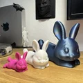 Mô hình 3D Chú thỏ nằm đáng yêu trang trí Phục sinh - Thumbnail 1