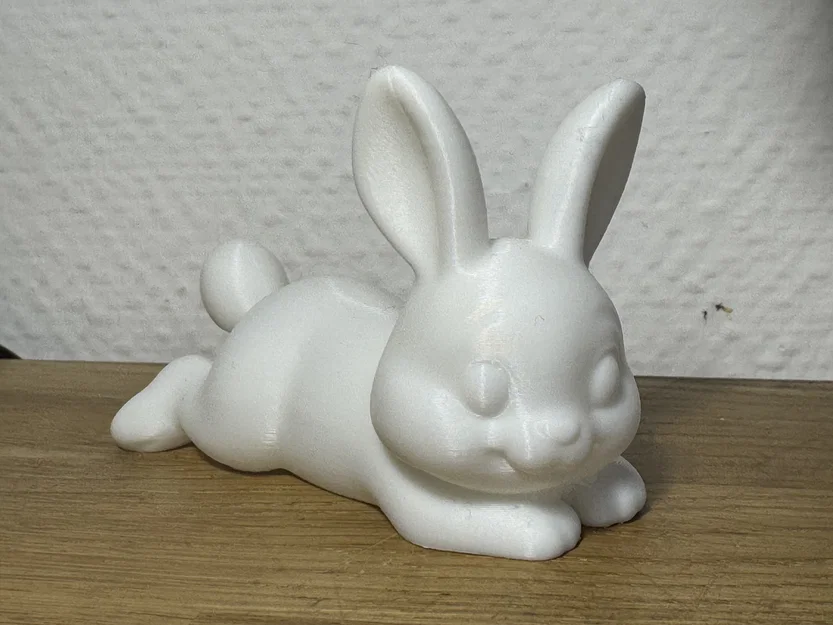 Mô hình 3D Chú thỏ nằm đáng yêu trang trí Phục sinh - Image 2