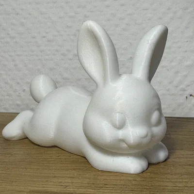 Mô hình 3D Chú thỏ nằm đáng yêu trang trí Phục sinh