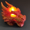 Đầu Rồng Mini - Đế cắm nến LED - Thumbnail 2