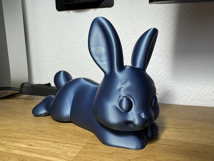 Mô hình 3D Chú thỏ nằm đáng yêu trang trí Phục sinh - Image 5