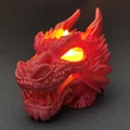Đầu Rồng Mini - Đế cắm nến LED - Thumbnail 5