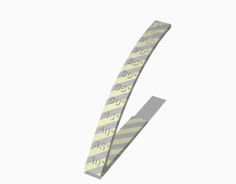 Mô hình kiểm tra góc nghiêng Support angle test cho máy in 3D - Image 1