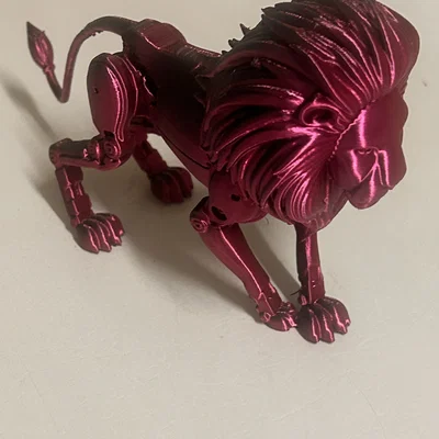 Robot Lion - Mô hình sư tử máy độc đáo cho tín đồ in 3D
