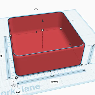 Khay chứa đồ đa năng 100x100x40mm - In 3D đơn giản và tiện lợi