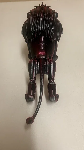 Robot Lion - Mô hình sư tử máy độc đáo cho tín đồ in 3D - Image 3