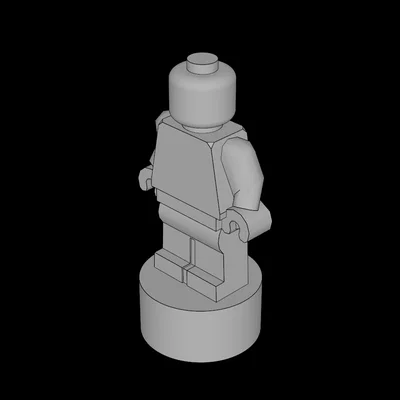 Mô hình Minifig tương thích LEGO tự in 3D đơn giản