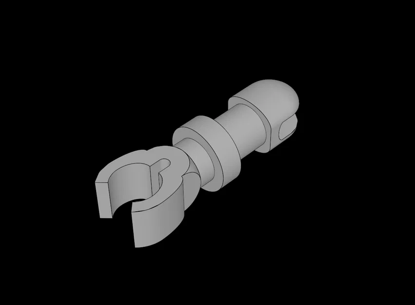 Mô hình cánh tay xương tương thích Lego (Skeleton Arm 3D Print) - Image 1