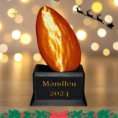 Mô hình quả hạnh nhân Mandlen 2025 - Quà tặng Giáng sinh độc đáo