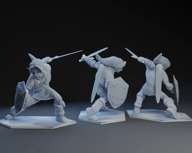 Mô hình nhân vật Link từ Legend of Zelda (Super Smash Bros) - Image 1