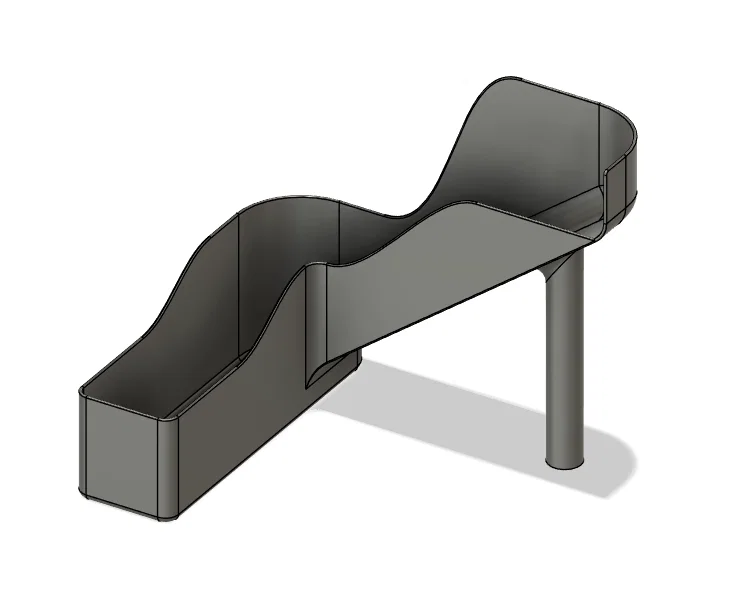 Máng hứng nhựa thừa QIDI plus4 (Poop Chute) thiết kế tối ưu - Image 2