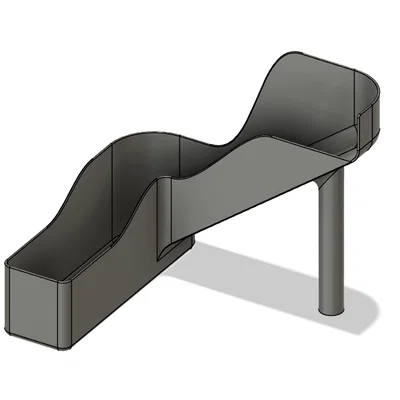 Máng hứng nhựa thừa QIDI plus4 (Poop Chute) thiết kế tối ưu