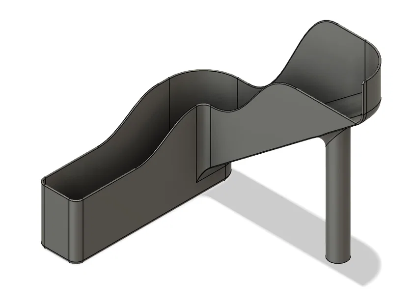 Máng hứng nhựa thừa QIDI plus4 (Poop Chute) thiết kế tối ưu - Image 3