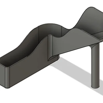 Máng hứng nhựa thừa QIDI plus4 (Poop Chute) thiết kế tối ưu