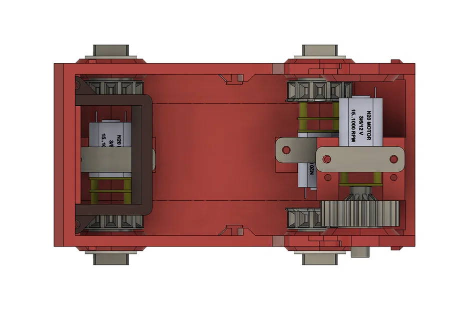 Xe Xúc Lật Điều Khiển Từ Xa (RC SkidSteer) V4.0 In 3D - Image 2