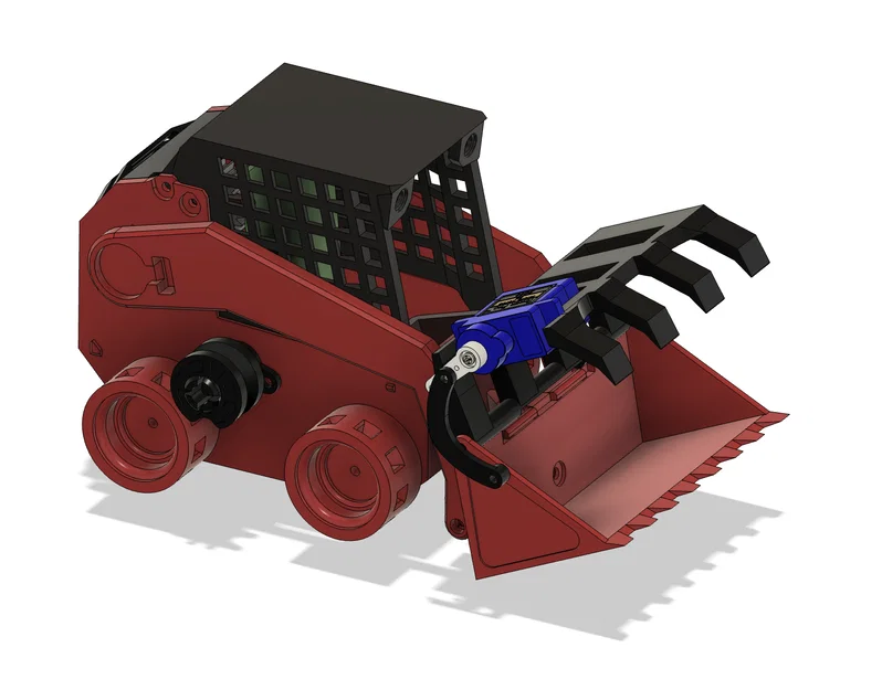 Xe Xúc Lật Điều Khiển Từ Xa (RC SkidSteer) V4.0 In 3D - Image 5