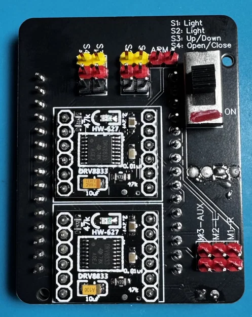 Xe Xúc Lật Điều Khiển Từ Xa (RC SkidSteer) V4.0 In 3D - Image 8