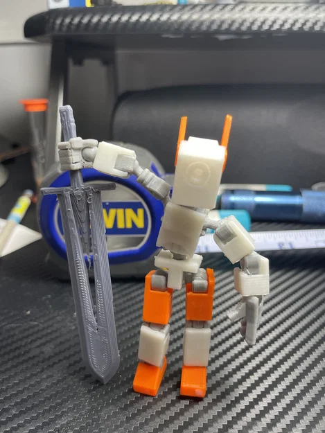 Kiếm Buster cho mô hình in 3D Mini 13 (Hollow & Solid) - Image 3