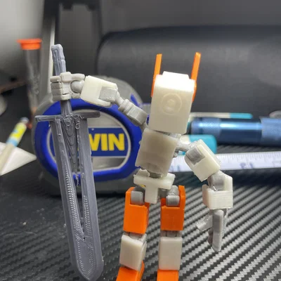 Kiếm Buster cho mô hình in 3D Mini 13 (Hollow & Solid)