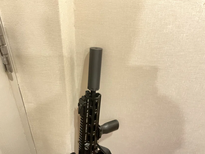 Giảm thanh giả 127mm (5 inch) cho súng Airsoft M4/AR15 - Image 4