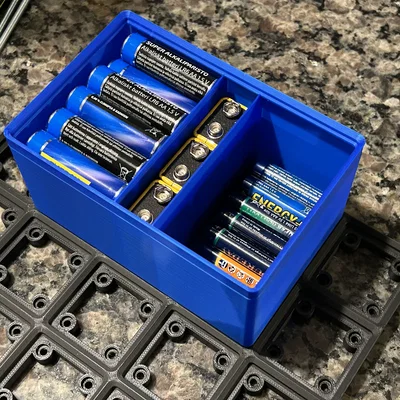 Hộp đựng pin Gridfinity 2x3x9