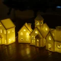 Bộ mô hình thị trấn Giáng sinh 3D lung linh với đèn LED - Thumbnail 1