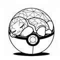 Mô hình Squirtle Pokeball 2D nghệ thuật - Trang trí Pokemon ấn tượng - Thumbnail 2