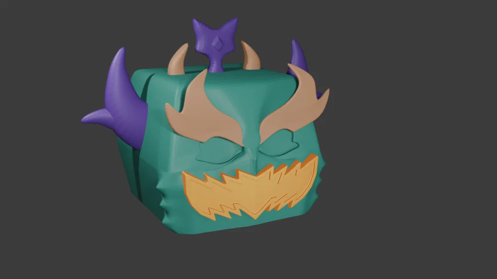 Mô hình 3D Dragon Fruit West từ Roblox Blox Fruits cực chất - Image 1