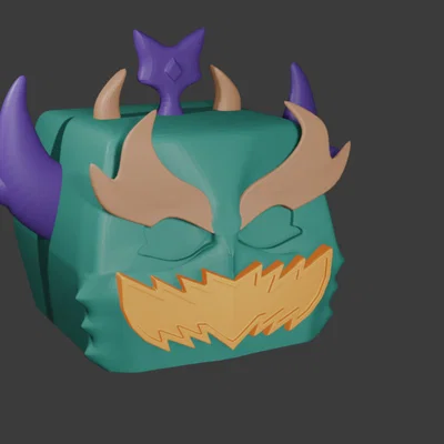 Mô hình 3D Dragon Fruit West từ Roblox Blox Fruits cực chất