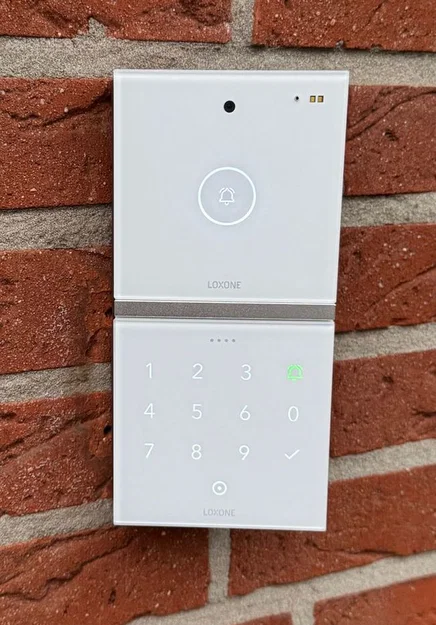 Ngàm chuyển góc 30° cho khung đôi Loxone (Smart Doorbell) - Image 1