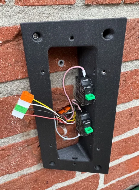 Ngàm chuyển góc 30° cho khung đôi Loxone (Smart Doorbell) - Image 2