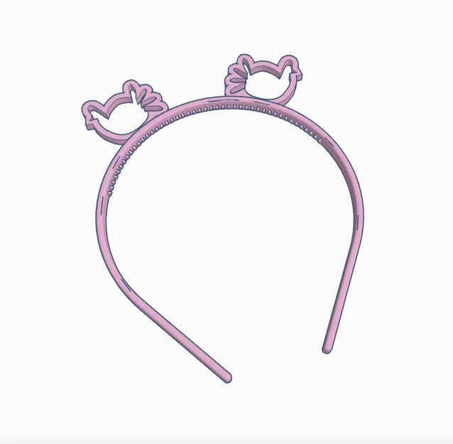 Bờm tóc hình chú gà tây (Turkey Diadem) in 3D cho lễ Tạ Ơn - Image 1